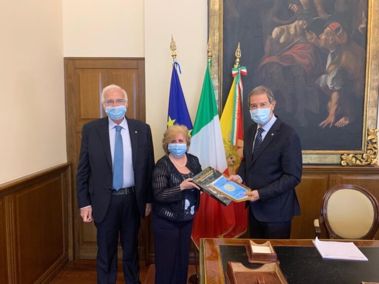 Il presidente Musumeci riceve presidente Rotary “Parco delle Madonie”