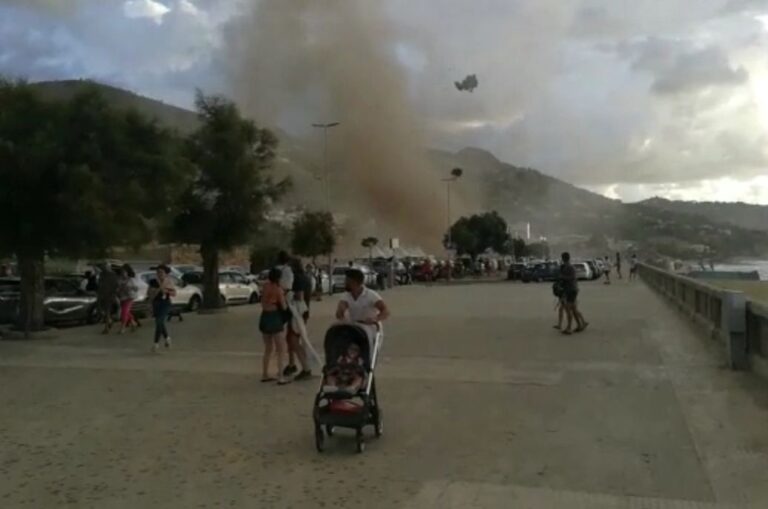 Tromba d’aria a Cefalù. Il video con le scene inquietanti