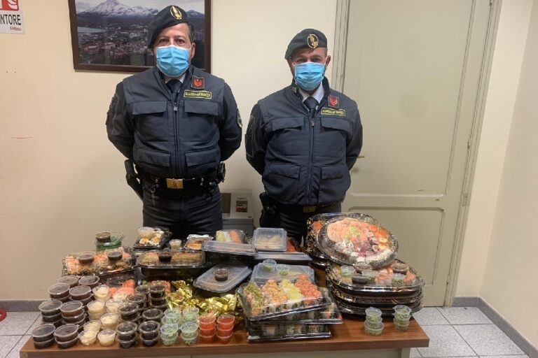 Termini Imerese, Guardia di Finanza sequestro di 632 pezzi di sushi
