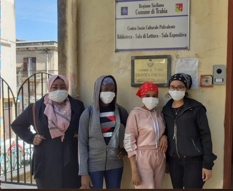 Tirocinio di cinque ragazze straniere alla biblioteca di Trabia