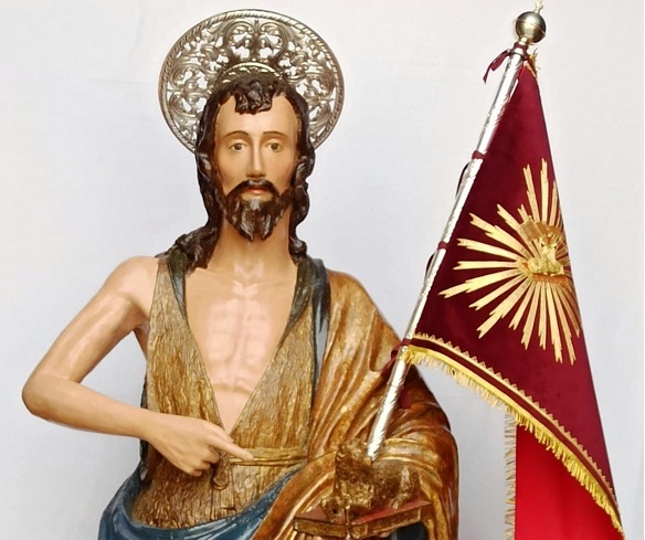 Ciminna, restaurata la statua di San Giovanni Battista una delle più prestigiose sculture del Cinquecento siciliano