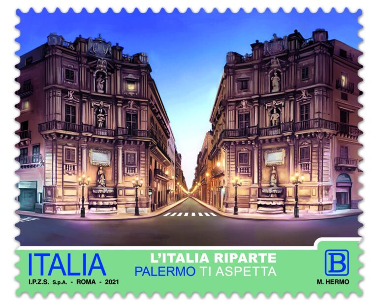 Poste Italiane: emesso il francobollo dedicato a “L’Italia riparte – Palermo ti aspetta”