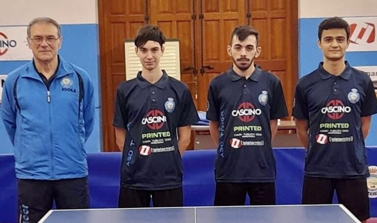 Termini Imerese, Tennistavolo: l’Himera Giovanni Randazzo prima nel girone d’andata di C1 nazionale maschile