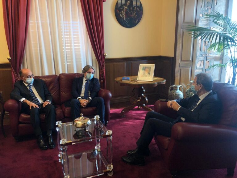 Il presidente Musumeci riceve i vertici dell’Ordine dei giornalisti di Sicilia