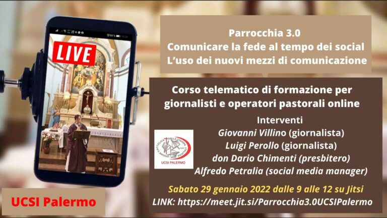 Quale social network è più utile per una parrocchia? Arriva il corso organizzato da UCSI Palermo
