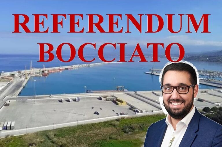 Termini Imerese, bocciato Referendum sul porto: sconcertante esultanza dell’on. Luigi Sunseri deputato 5 Stelle della “democrazia partecipata”