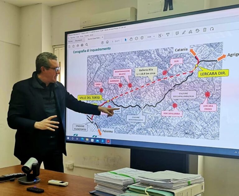 Collegamento ferroviario Palermo – Catania: si salvi Floriopoli. Prima riunione alla Regione per modificare il progetto