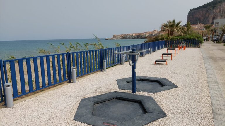 Cefalù, aperta un’area fitness gratuita per gli amanti dello sport