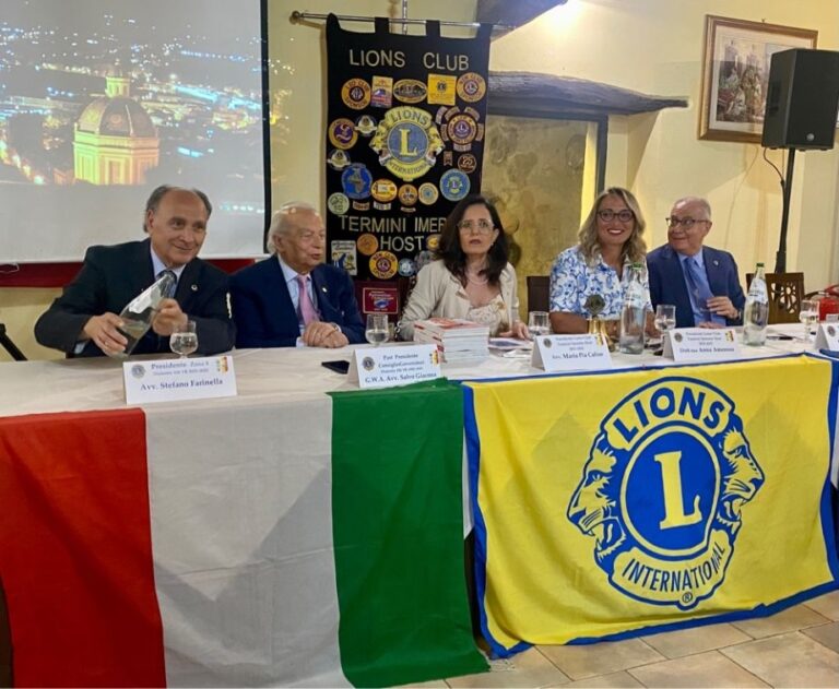 Termini Imerese, passaggio di campana al Lions Host: la sociologa Anna Amoroso eletta presidente