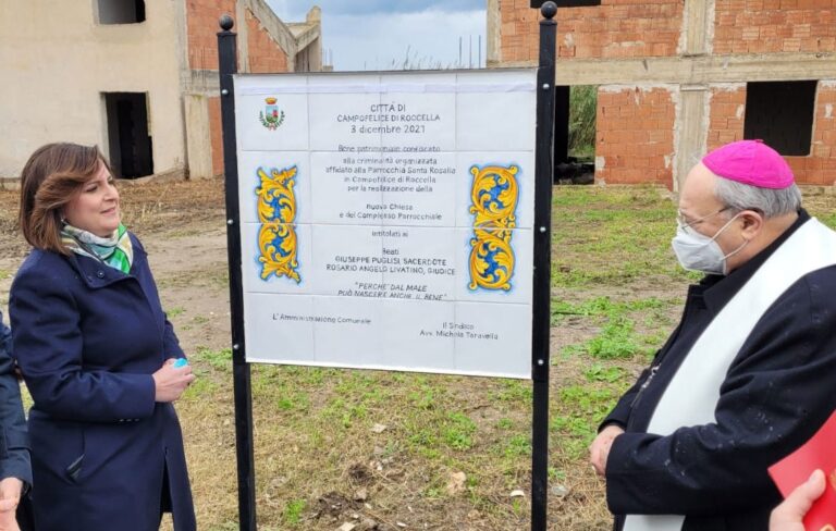 Campofelice di Roccella: Vescovo di Cefalù celebra messa sul luogo dove sorgerà complesso parrocchiale intitolato ai beati Puglisi e Livatino