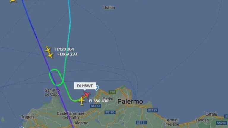 Aereo partito da Malta e diretto a Francoforte atterra a Palermo dopo una strana rotta: cosa è successo?