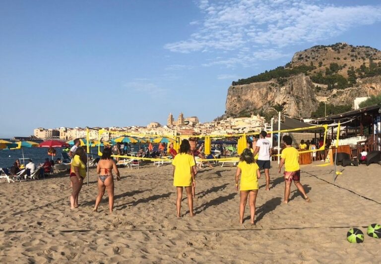 Giornale di Cefalù: Lungomare Giardina, sport e promozione sociale in spiaggia