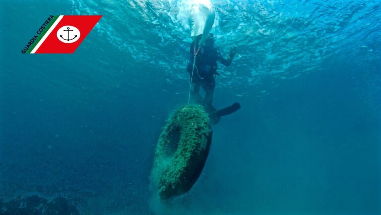 Golfo di Termini Imerese, operazione di pulizia fondali marini a Capo Zafferano