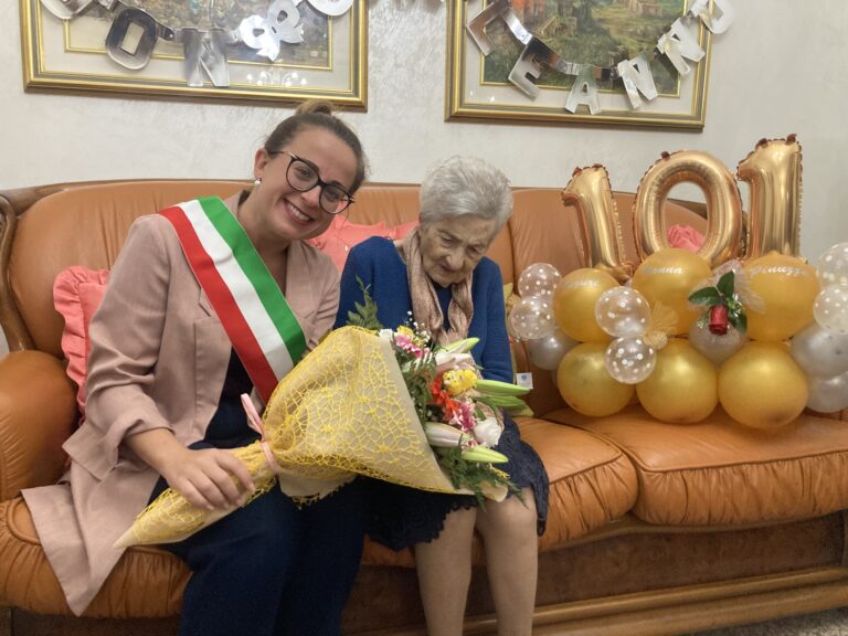 Termini Imerese: la signora Giuseppa Pusateri compie 101 anni