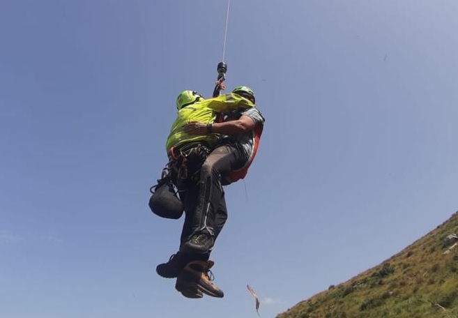 Intervento per escursionista colto da malore nelle montagne sopra Altavilla Milicia