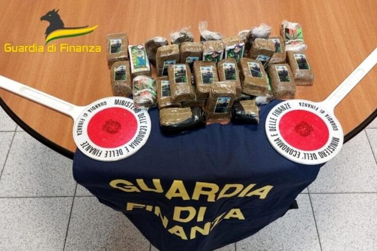 Finanzieri di Termini Imerese arrestano al casello autostradale di Buonfornello una coppia di ventenni con 3 chili di droga