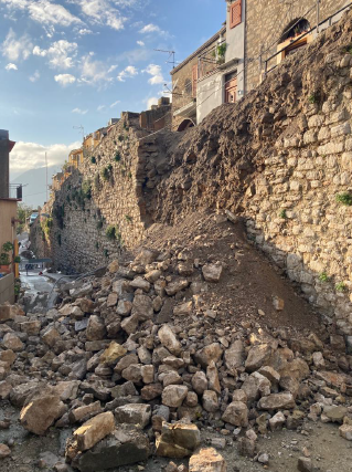 Frane, a Caccamo aggiudicati i lavori per il ripristino della via Sant’Orsola