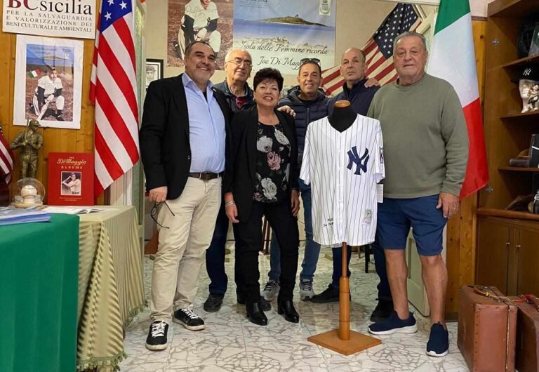 Campioni del baseball in visita alla Casa Museo Joe Di Maggio di Isola delle Femmine