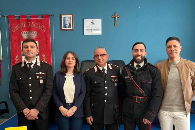 Sciara: Il Brigadiere Antonino Passamonte va in pensione dopo 39 anni di servizio nell’Arma dei Carabinieri
