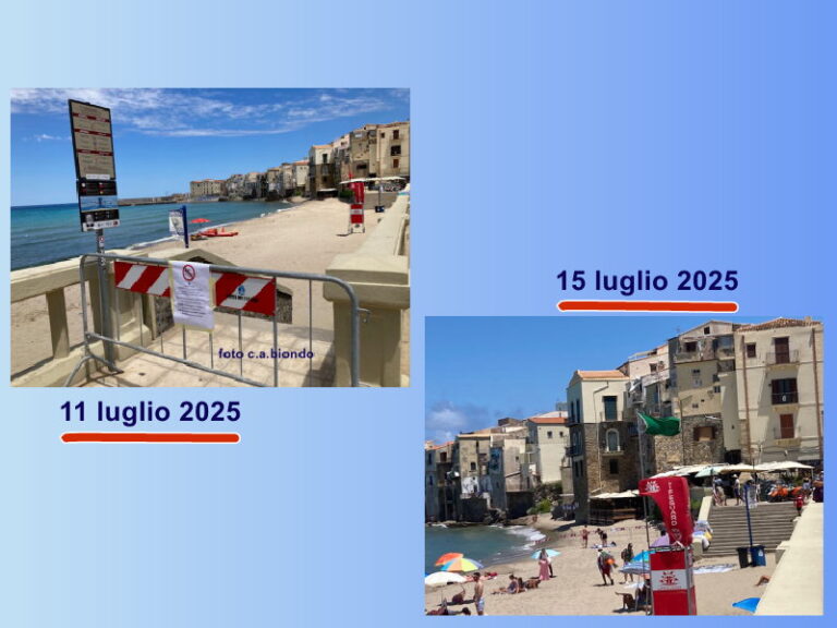 Giornale di Cefalù, “Miracolo” di Santa Rosalia: torna balneabile il mare