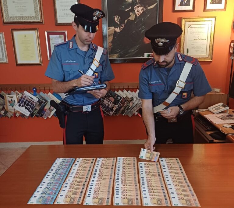 Ciminna, spendeva banconote false: carabinieri arrestano 44enne