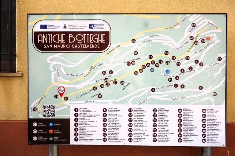 San Mauro Castelverde inaugura il “Percorso delle Antiche Botteghe Artigiane”