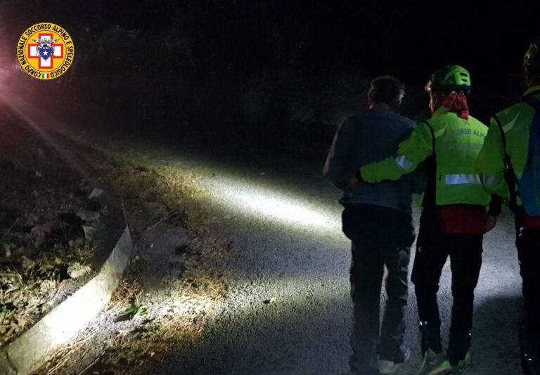 Ritrovato dal Soccorso Alpino a Geraci Siculo l’uomo di 63 anni scomparso nella serata di martedì