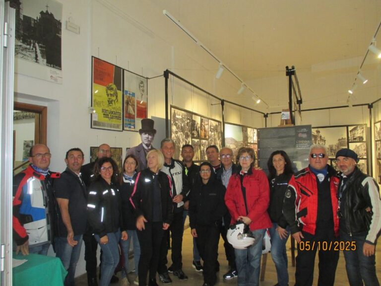 Ciminna, Moto Touring Barrafranca in visita al Museo del “Gattopardo” guidati da BCsicilia