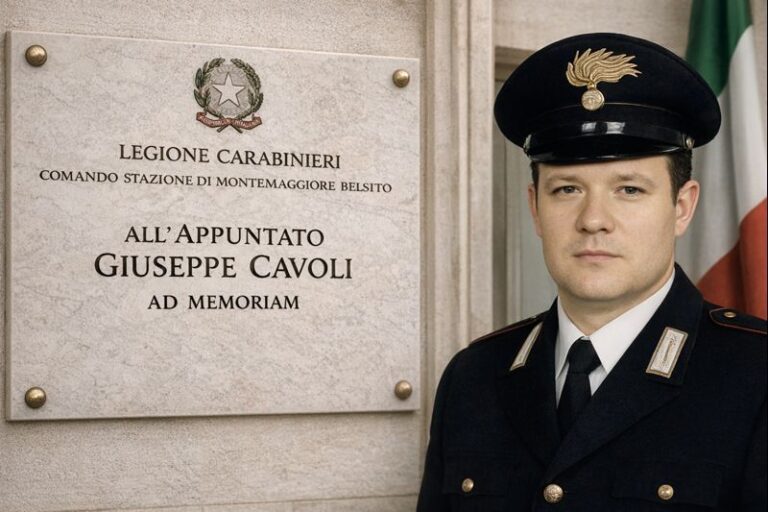Montemaggiore Belsito, intitolazione della caserma dei Carabinieri all’appuntato Giuseppe Cavoli
