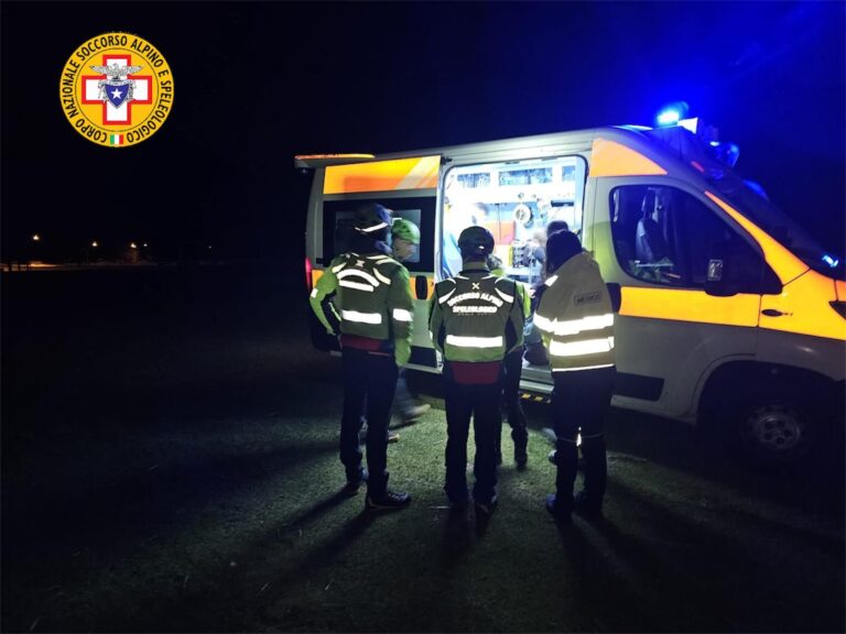 Madonie, intervento del  Soccorso Alpino per recuperare una escursionista polacca bloccata in un canalone innevato